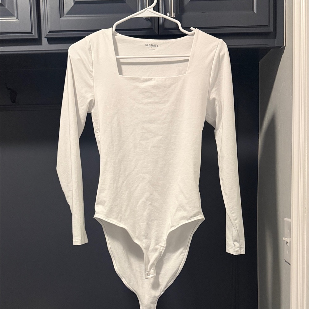 Old Navy Classic White Bodysuit